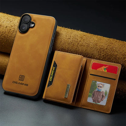 Luxury Magnetic Leather Wallet Case with Magnet Kickstand Money Card Holder Cover for Iphone